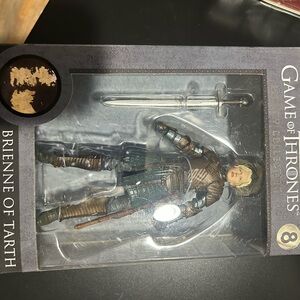 Funko Brienne of Tarth Figure with Silver and Brown Armor